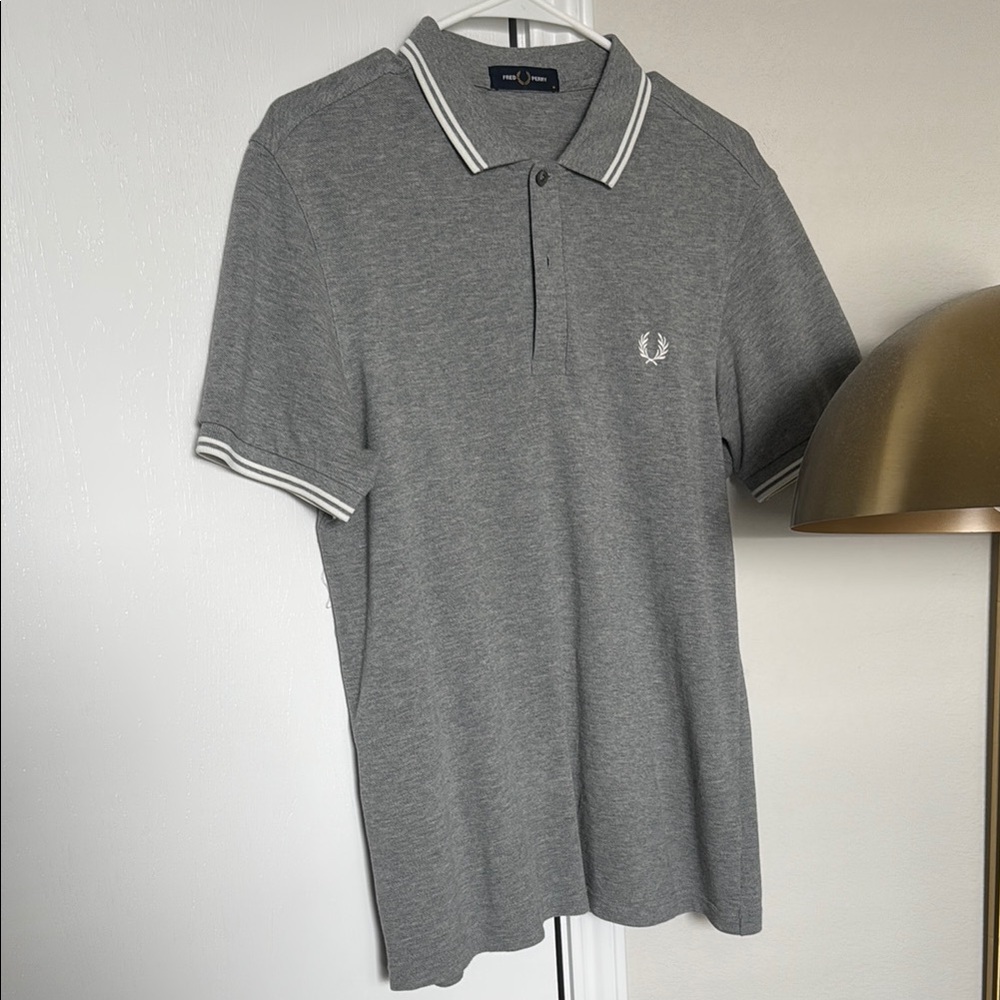 Fred Perry Gray Polo Shirt for Men